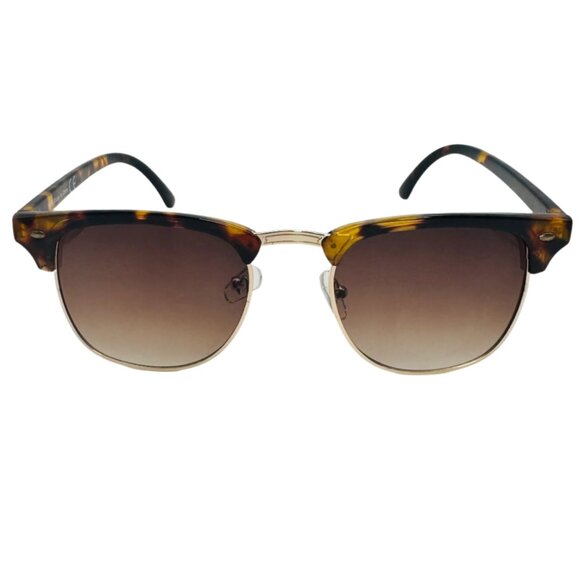9116 | Tortoise/Brown Lens Browline Sunglasses - Picture 1 of 5